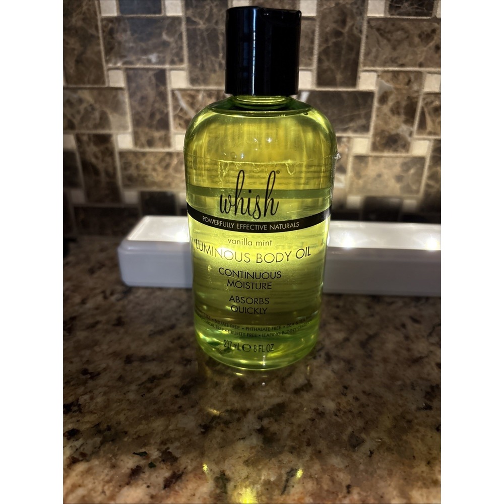 Whish Vanilla Mint Body Oil 8 oz !! 💚